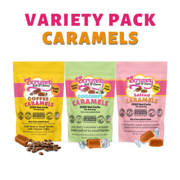 Scrummy Caramels Variety Pack (3 Flavors)