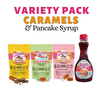 Scrummy Caramels Variety Pack (3) + Syrup