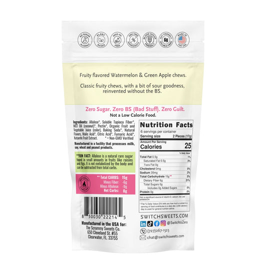 SWITCH™ Fruity Chews - 3.6oz Bag