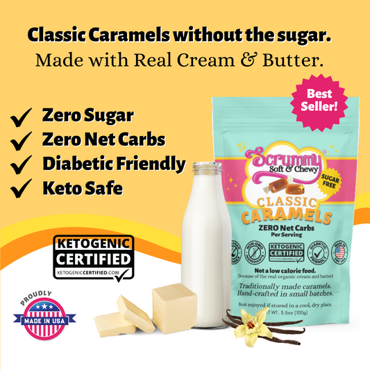 Scrummy Caramels Variety Pack + Syrup (3 Flavors)